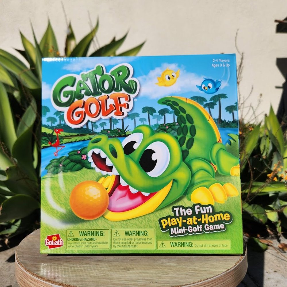 NEW Gator Golf Lawn Game Backyard Picnic Fun Minifigure Golf Putt Alligator